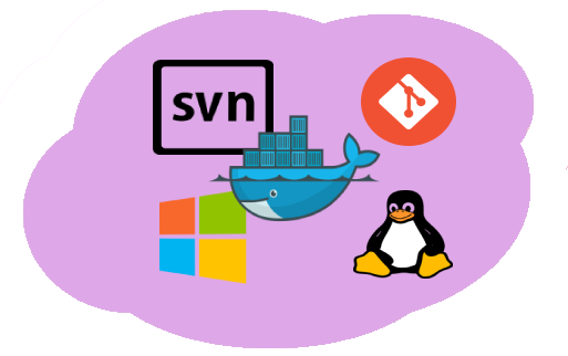 Windows Linux Git SVN Docker